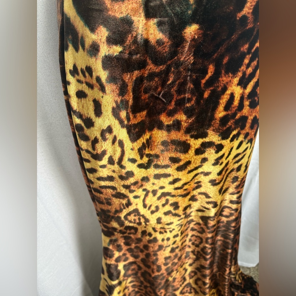 MacDuggal Leopard Print Prom Formal Beaded Animal SKIRT ONLY! Two piece 0313‎ - Picture 3 of 12